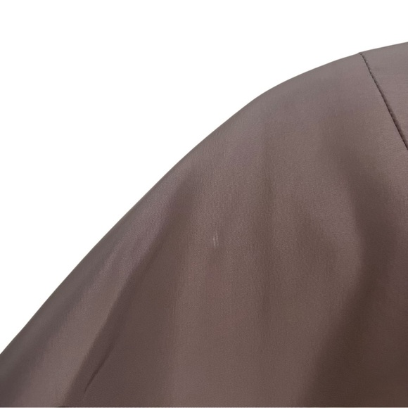 Alo Yoga Tan Taupe Ivory Faux Fur Lined Urbanite Bomber Jacket Medium - Picture 15 of 15